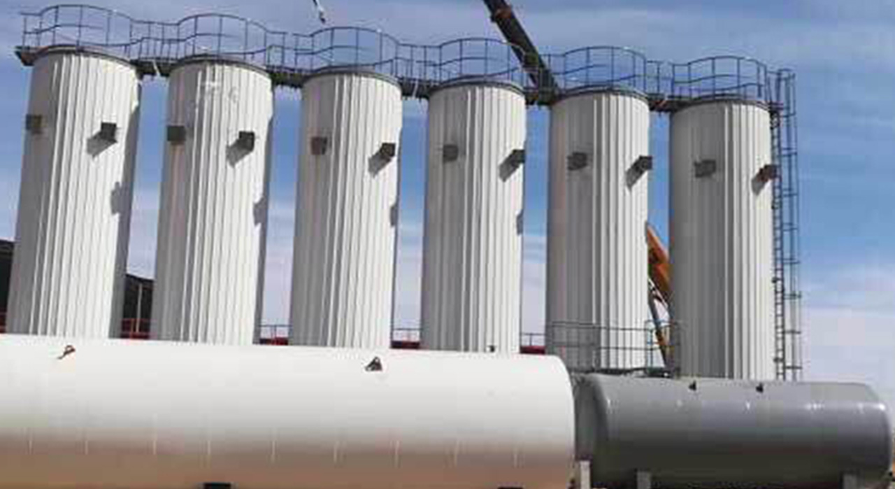 Estaci&oacute;n de mezcla de asfalto